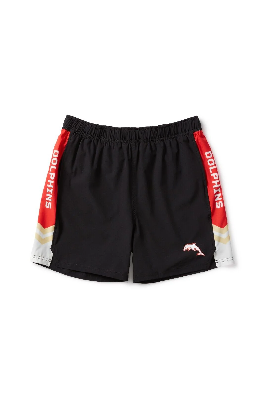 NRL Tech Shorts - Dolphins - Supporter - Adult - Mens