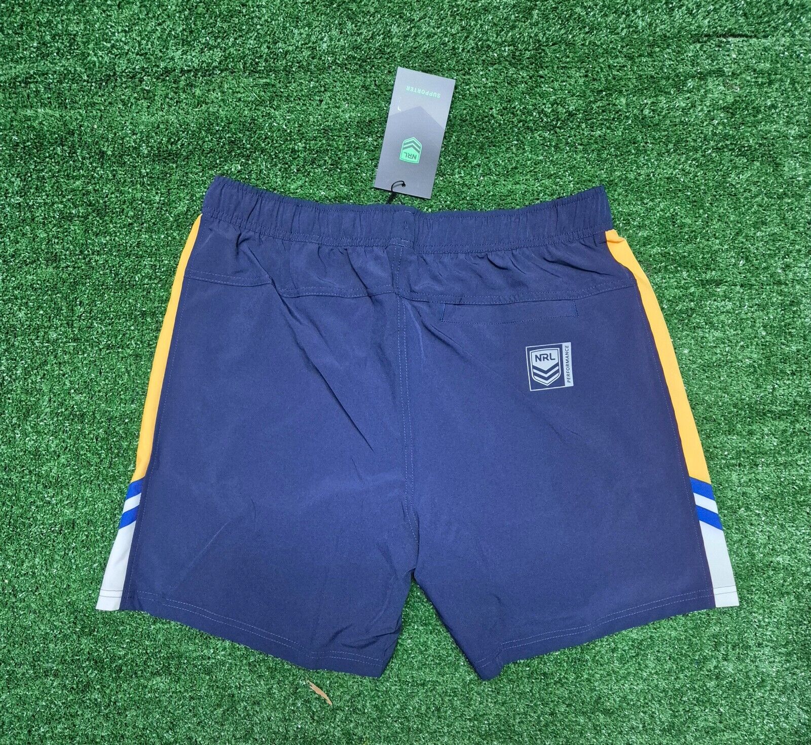 NRL Tech Shorts - Paramatta Eels - Supporter - Adult - Mens - Image 2