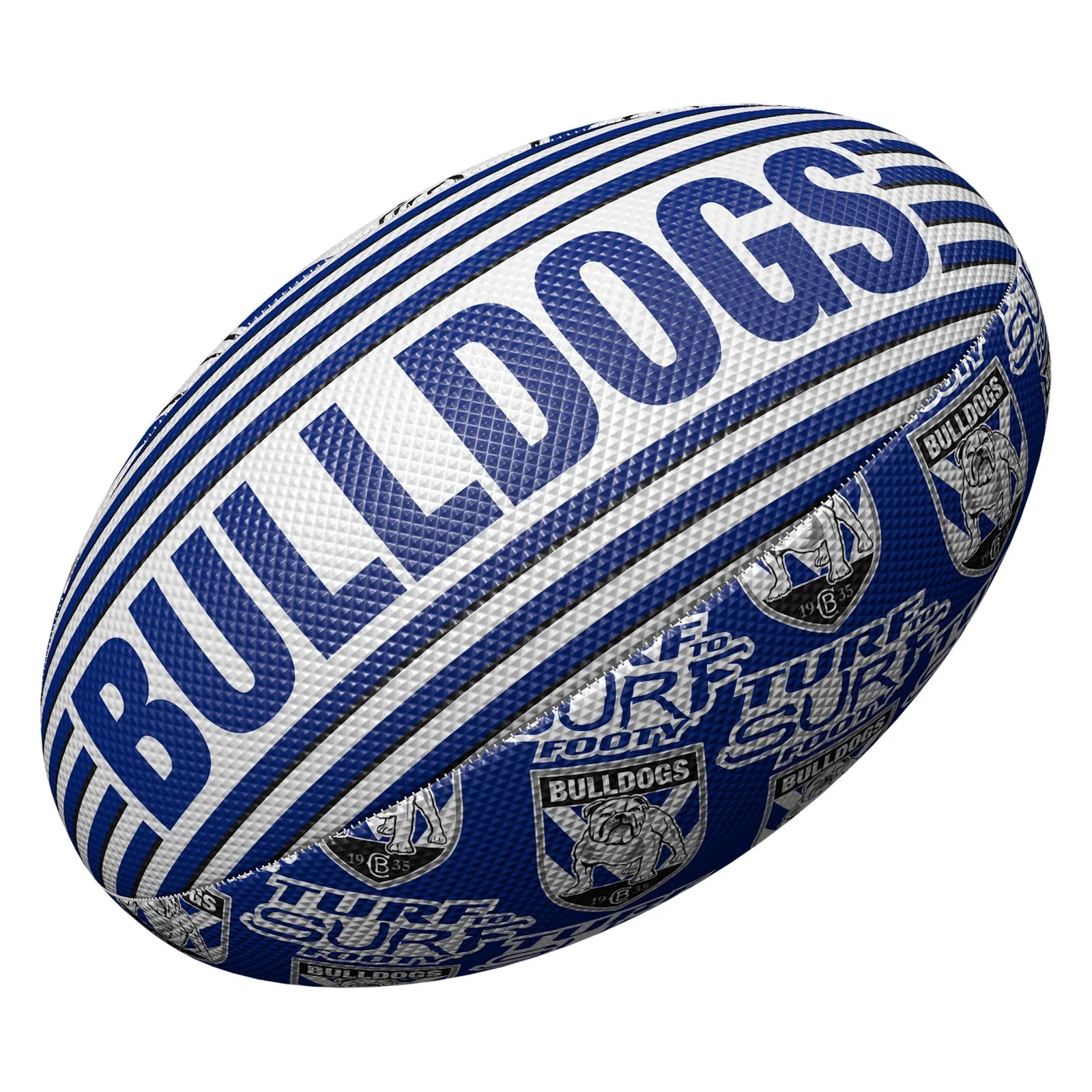 NRL Turf to Surf Ball  Canterbury Bulldogs  Football  Size 3