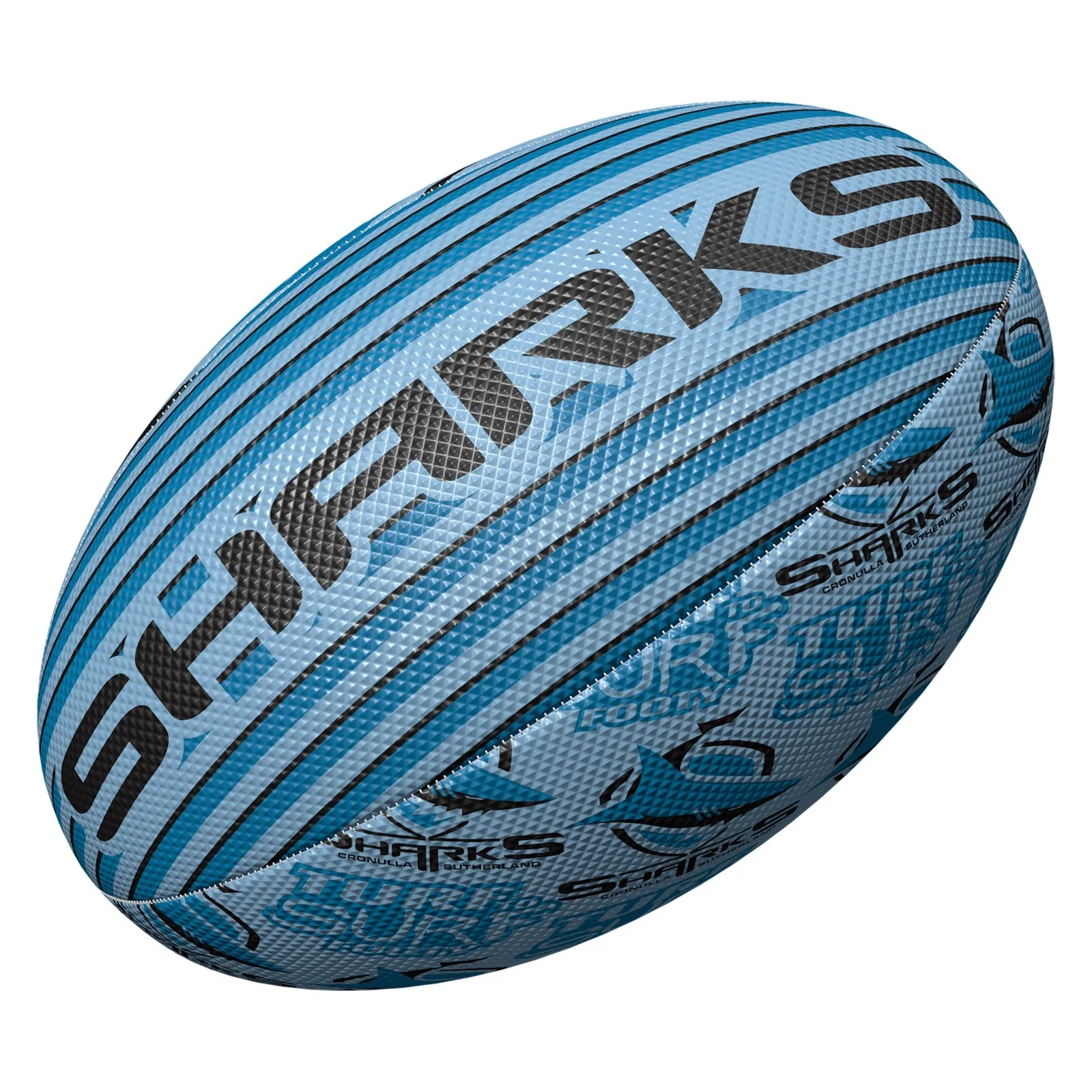 NRL Turf to Surf Ball Cronulla Sharks Football Size 3