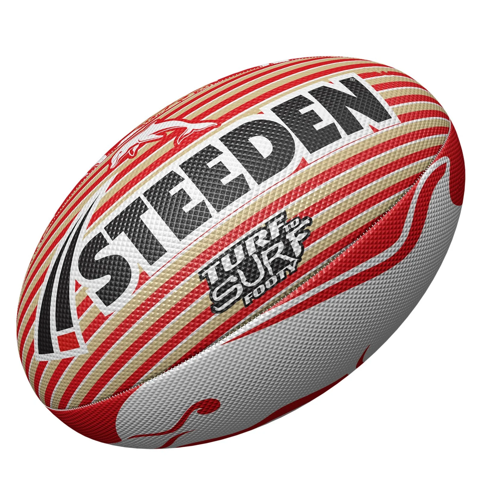 NRL Turf to Surf Ball Dolphins Football Size 3 - Image 2
