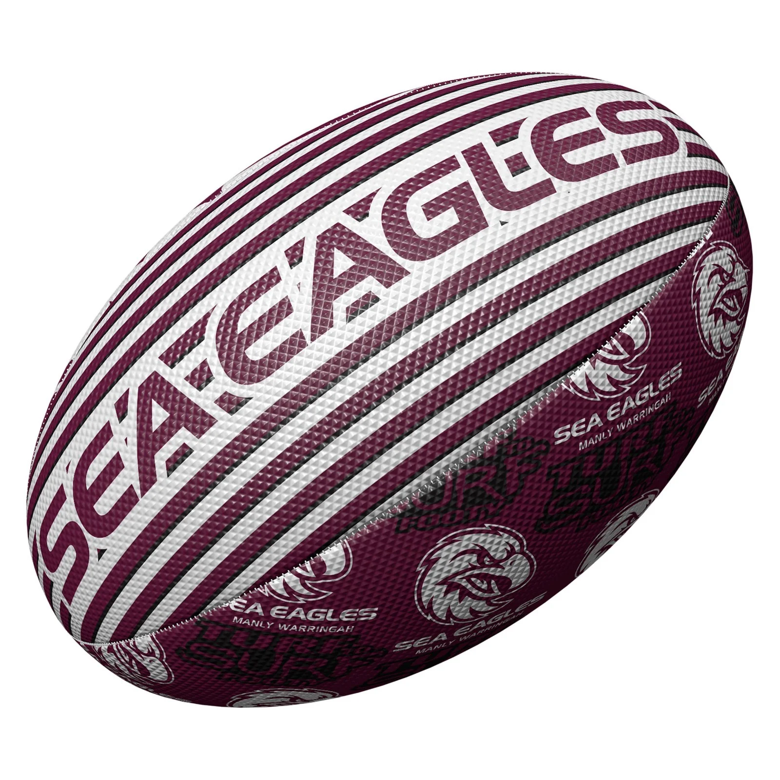 NRL Turf to Surf Ball Manly Sea Eagles Football Size 3