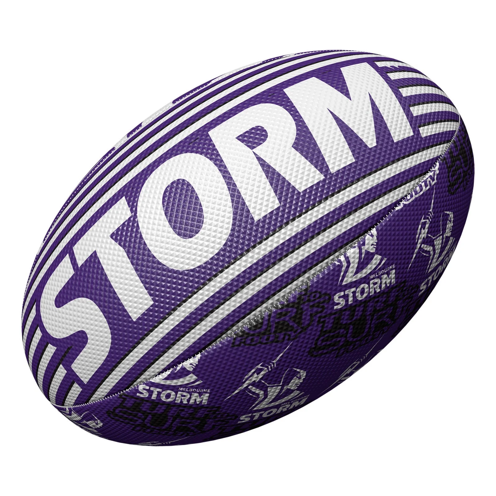 NRL Turf to Surf Ball Melbourne Storm Football Size 3
