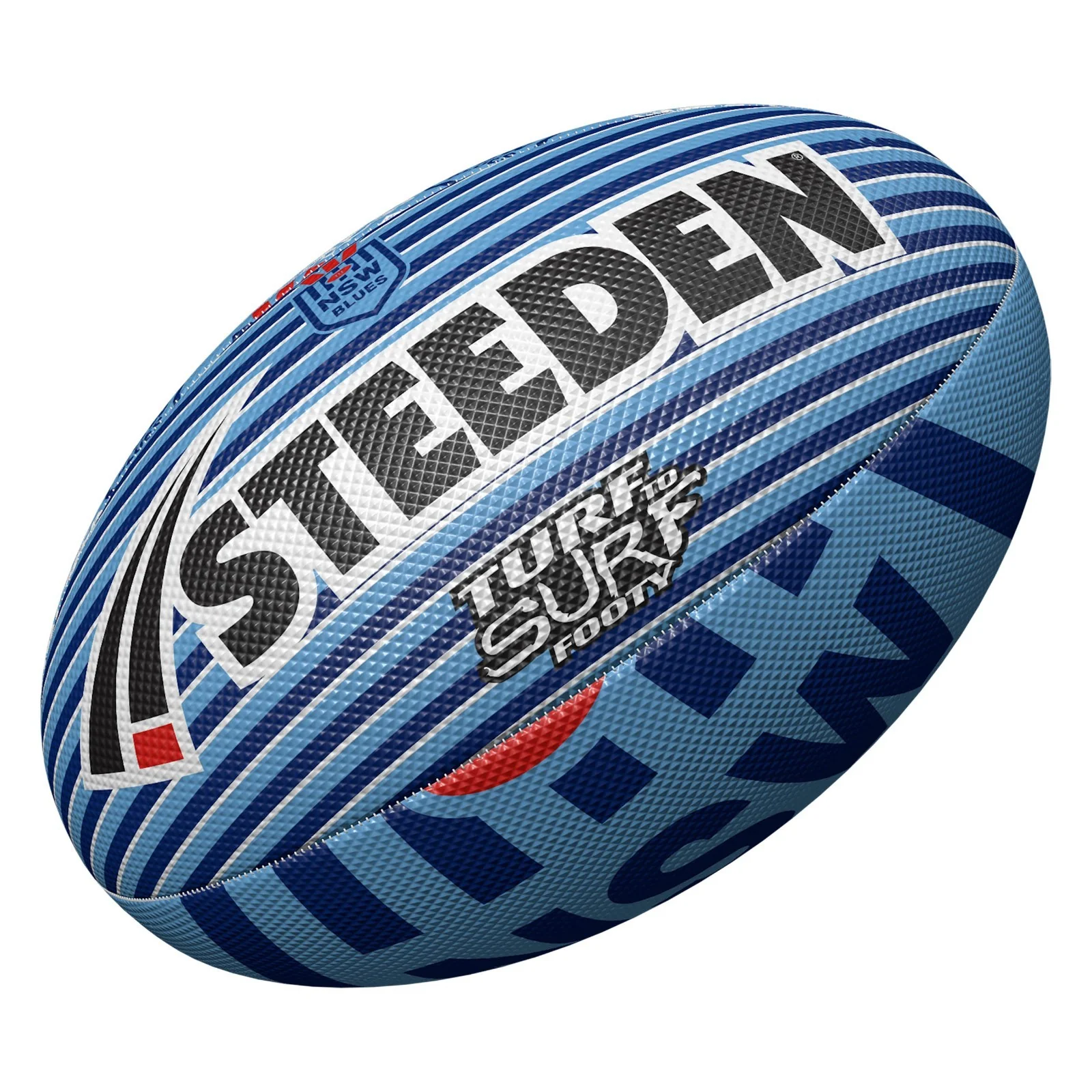 NRL Turf to Surf Ball  New South Wales Blues  NSW  Football  Size 3 - Image 2