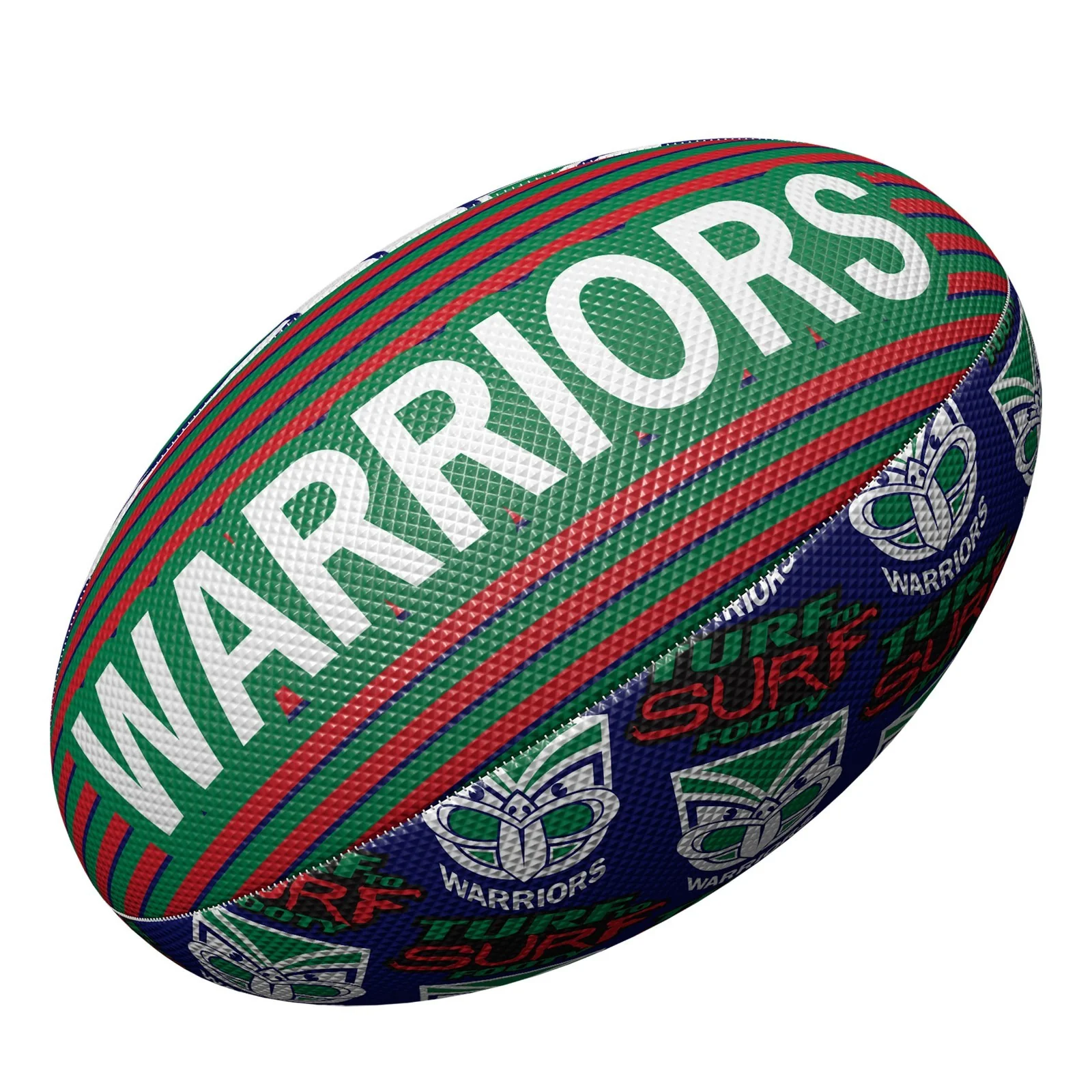 NRL Turf to Surf Ball New Zealand Warriors Football Size 3