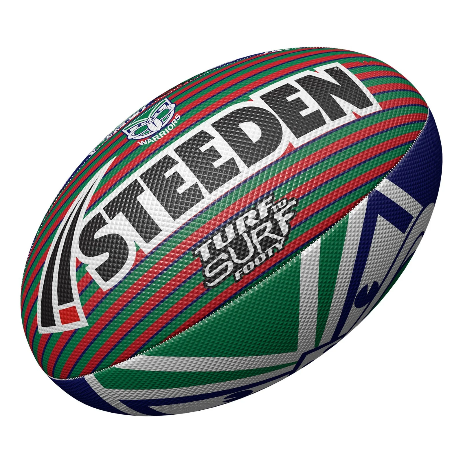 NRL Turf to Surf Ball New Zealand Warriors Football Size 3 - Image 2