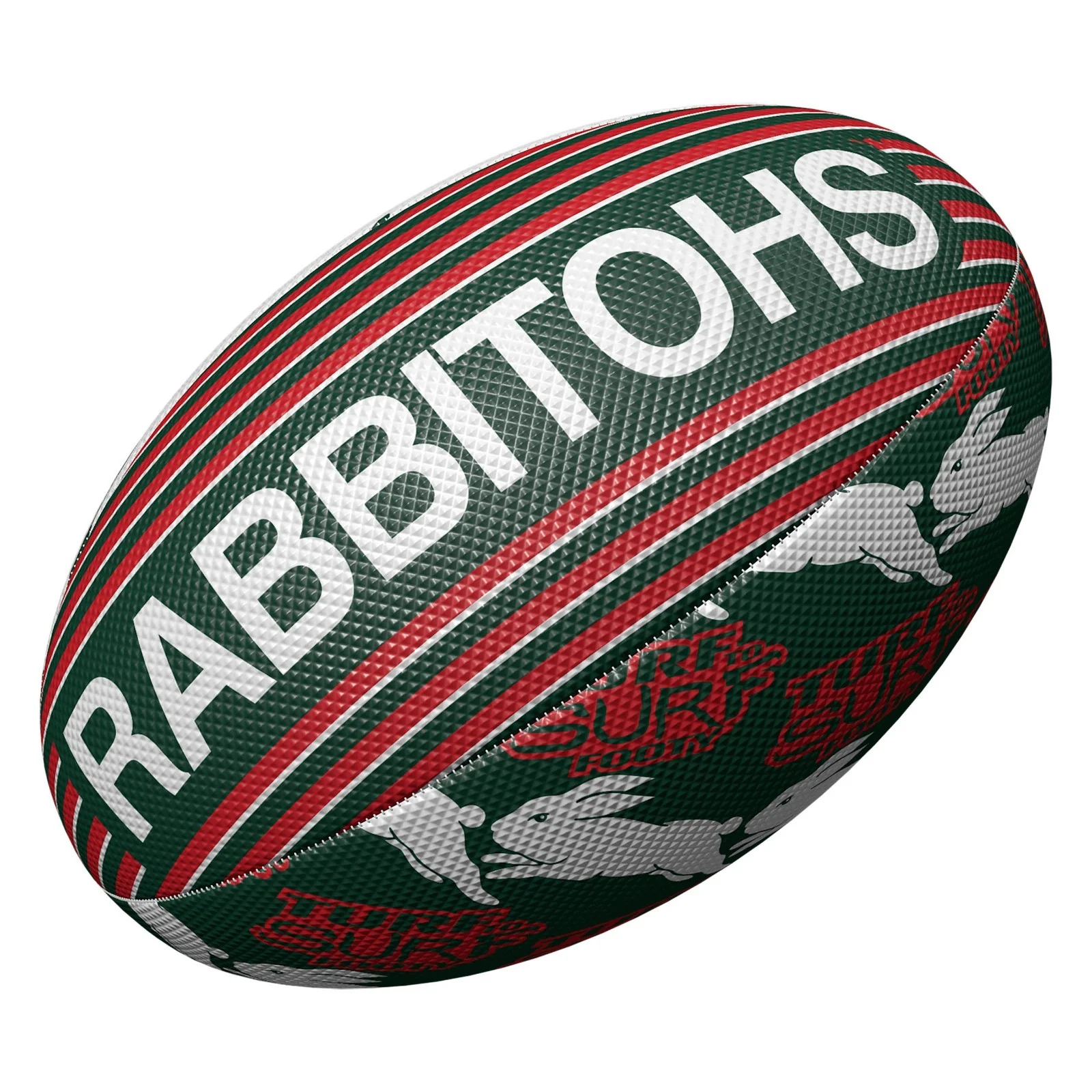 NRL Turf to Surf Ball  South Sydney Rabbitohs  Football  Size 3