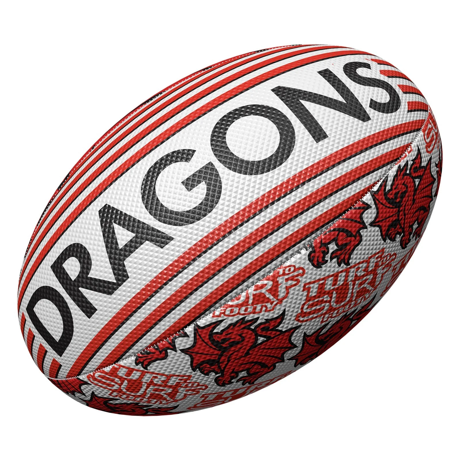 NRL Turf to Surf Ball St George Illawarra Dragons Football Size 3
