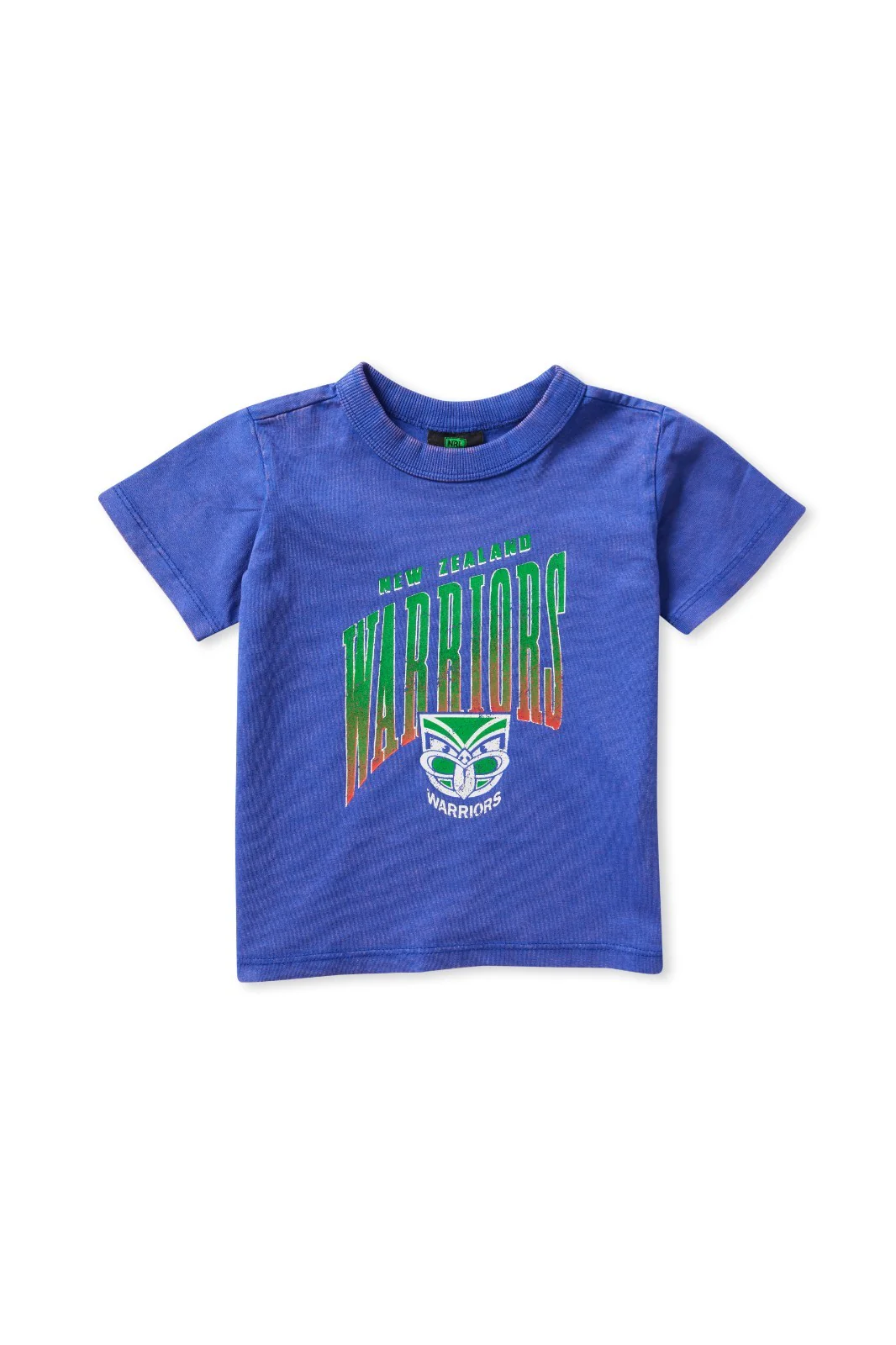 NRL Washed Club Tee Shirt - New Zealand Warriors - Toddler - Cotton T-Shirt