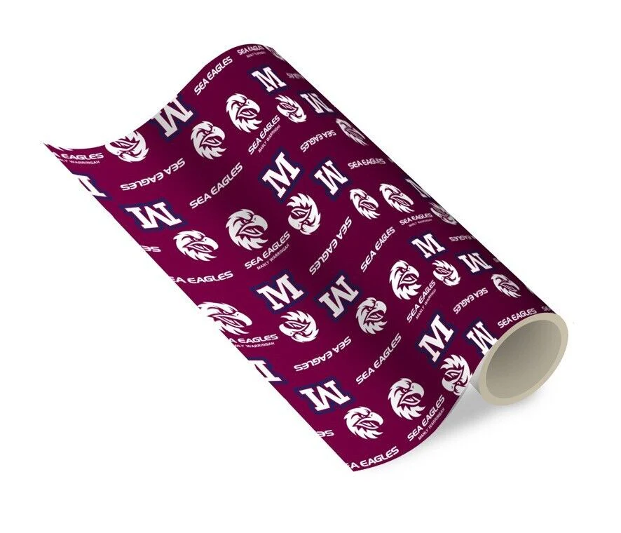 NRL Wrapping paper - Manly Sea Eagles - New Design - Gift Wrap - 49cmX69cm - Image 2