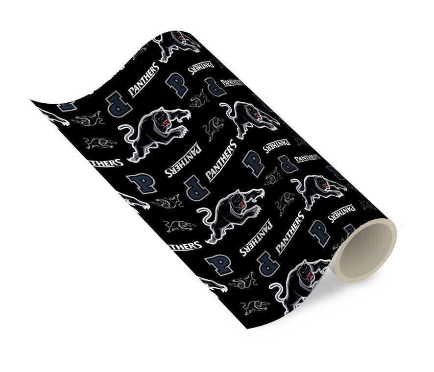NRL Wrapping paper - Penrith Panthers - New Design - Gift Wrap - 49cm X 69cm - Image 2