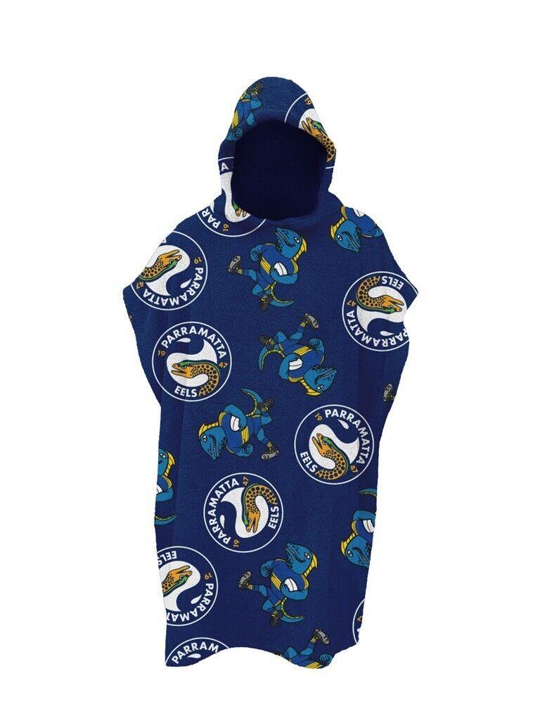 NRL Youth Hooded Towel - Paramatta Eels - Kids - Beach Bath - OSFM - Image 2