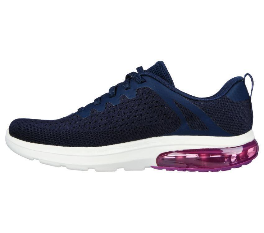 SKECHERS Go Walk Air 2.0 Shoe - Classy Summer - Navy/Purple - Womens - Image 3