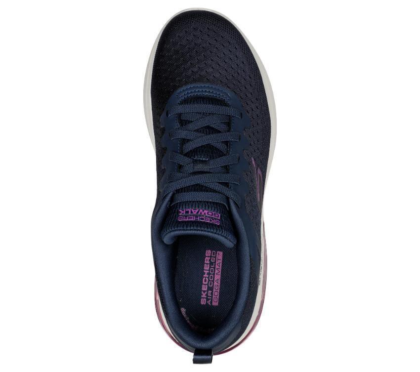 SKECHERS Go Walk Air 2.0 Shoe - Classy Summer - Navy/Purple - Womens - Image 5