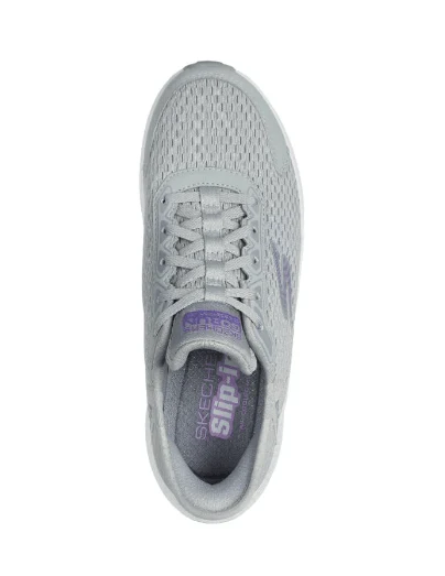 SKECHERS Slip-Ins Go Run Consistent 2.0 Shoe - Endure - Grey/Lavender - Womens - Image 3