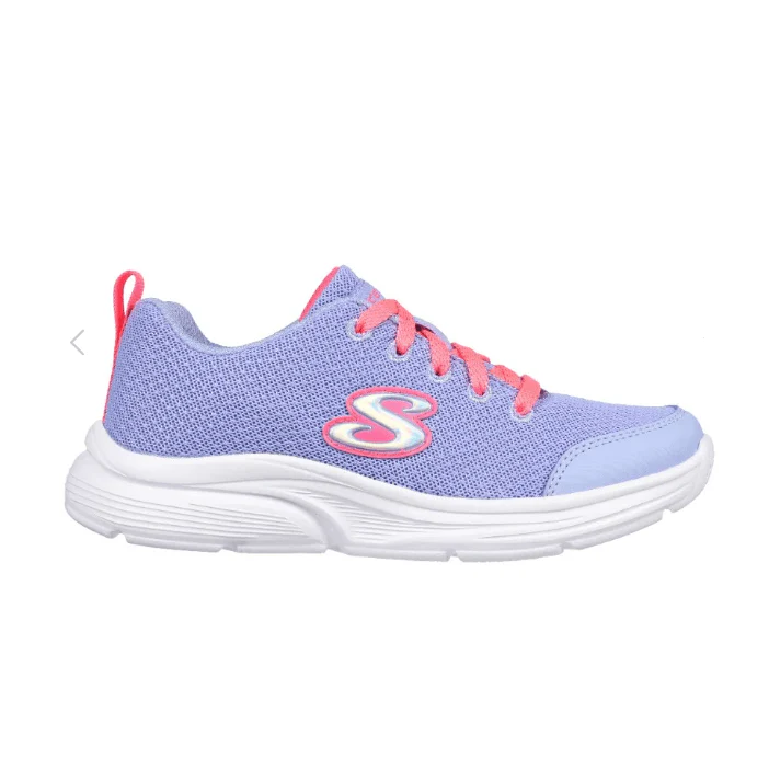 SKECHERS Wavy Lites Shoe - Blissful Wish - Periwinkle - Kids - Image 2