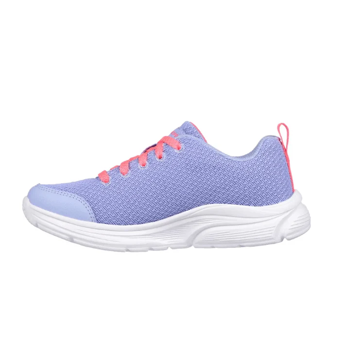 SKECHERS Wavy Lites Shoe - Blissful Wish - Periwinkle - Kids - Image 4